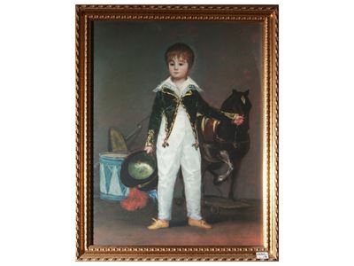 Quattro stampe decorative, Ritratti di fanciulli