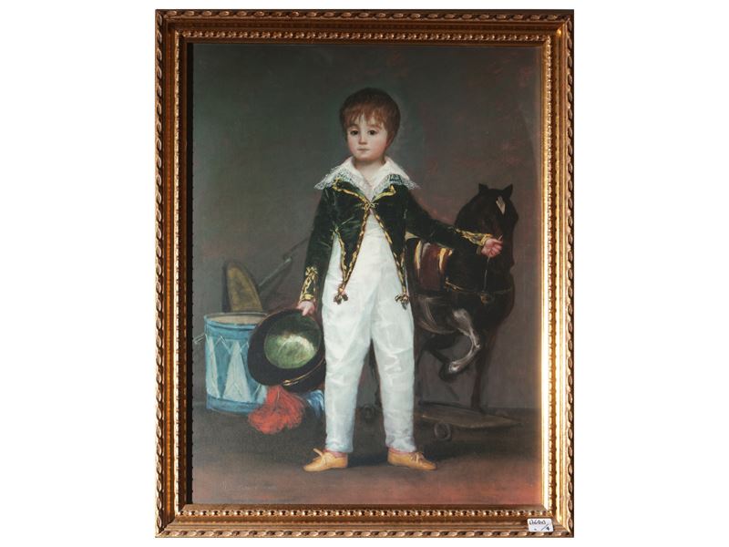 Quattro stampe decorative, Ritratti di fanciulli