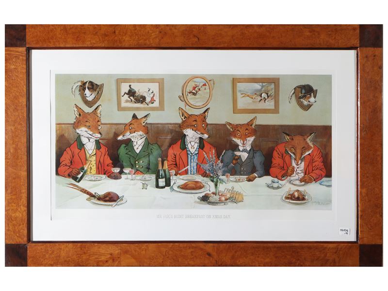 Giuliana Corsini, Ritratti di animali, olio su tavola, cornice