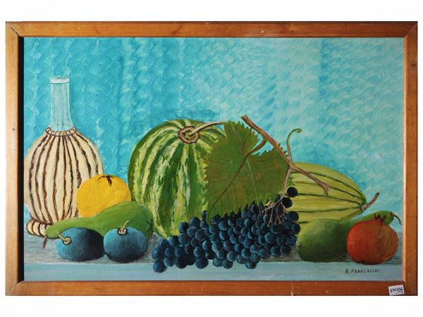 Lot of naive paintings