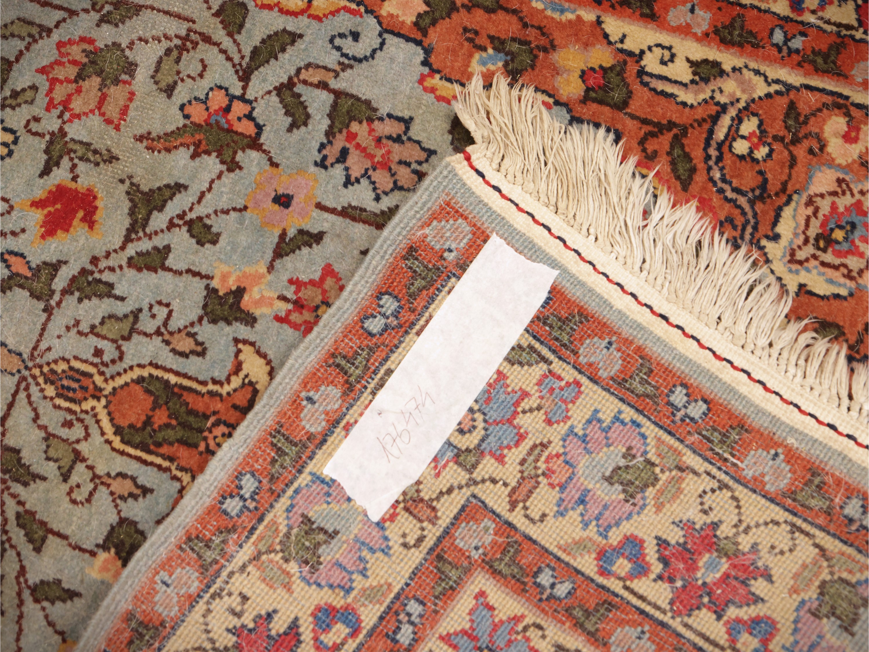Tappeto persiano, cm 100x227, con medaglione centrale