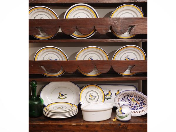 Assortment of rustic table accessories