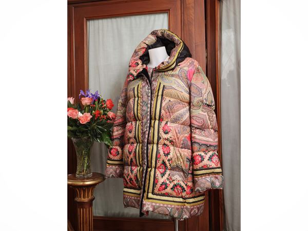 Etro - Piumino invernale fantasia Paisley