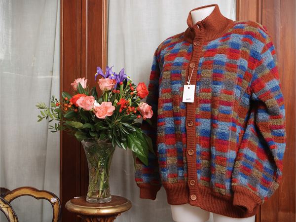 Missoni Uomo - Double-sided wool and cotton cardigan