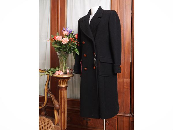 Tessilnova - Coat in black Casentino cloth