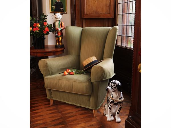 Padded Bergere armchair