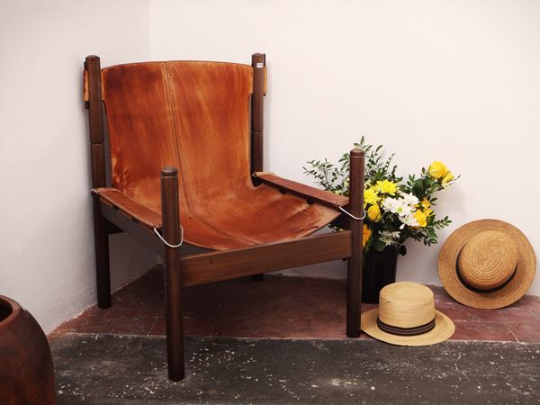 Leather armchair