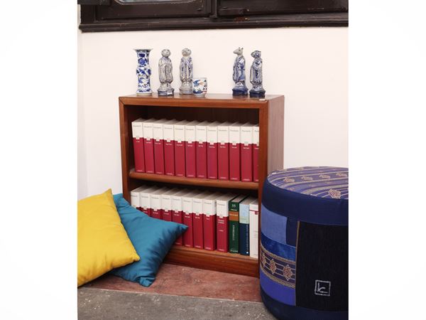 Small open bookcase in soft wood