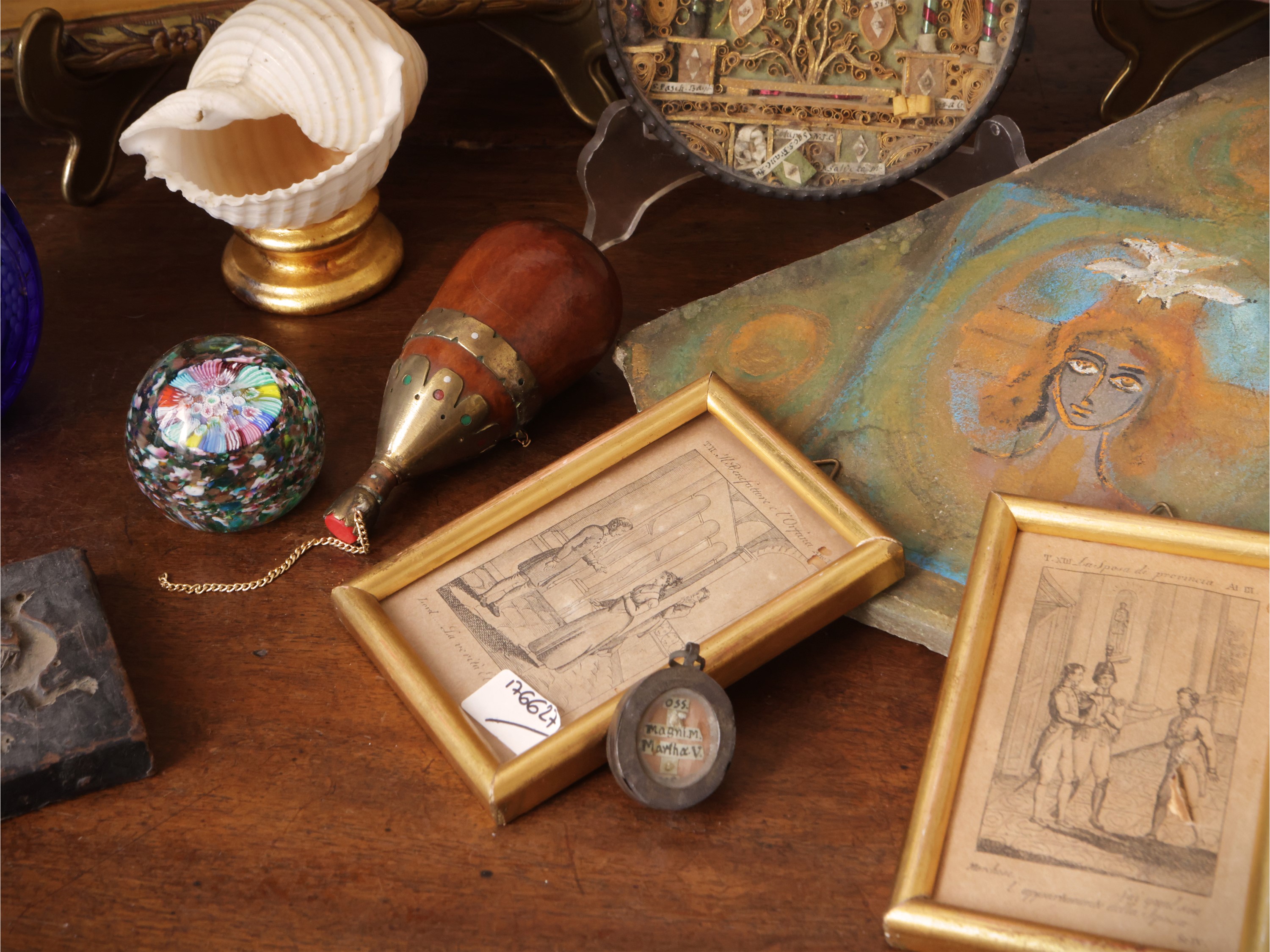Ettore Sobrero, Libreria in miniatura e reliquari del XIX/XX secolo