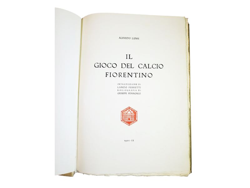 Alfredo Lensi - Il Gioco del Calcio Fiorentino