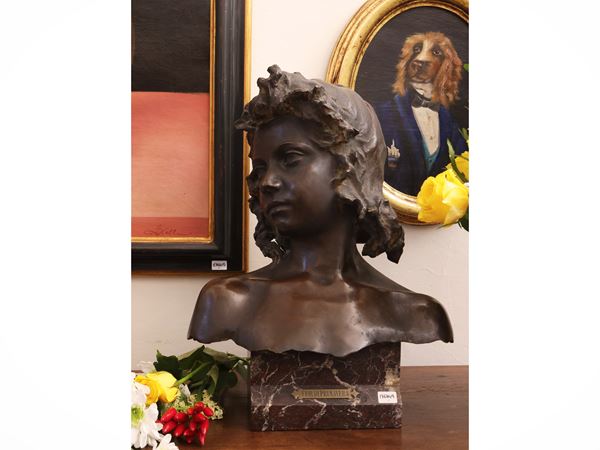 Bronze bust