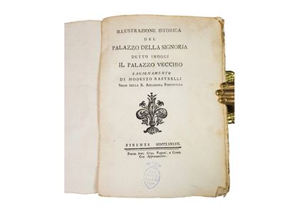 Illustrazione Istorica del Palazzo della Signoria Detto Inoggi il Palazzo Vecchio