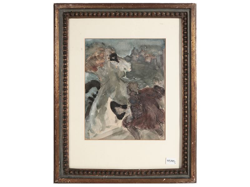 Beppe Ciardi - Scena con Personaggi in Maschera