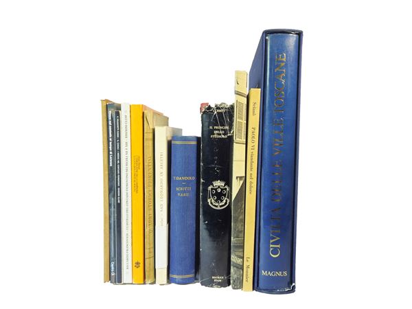 Miscellanea of books on Florence and Tuscany