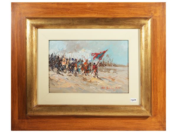 Norberto Martini - Scena di battaglia