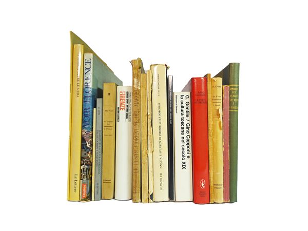 Miscellanea of books on Florence