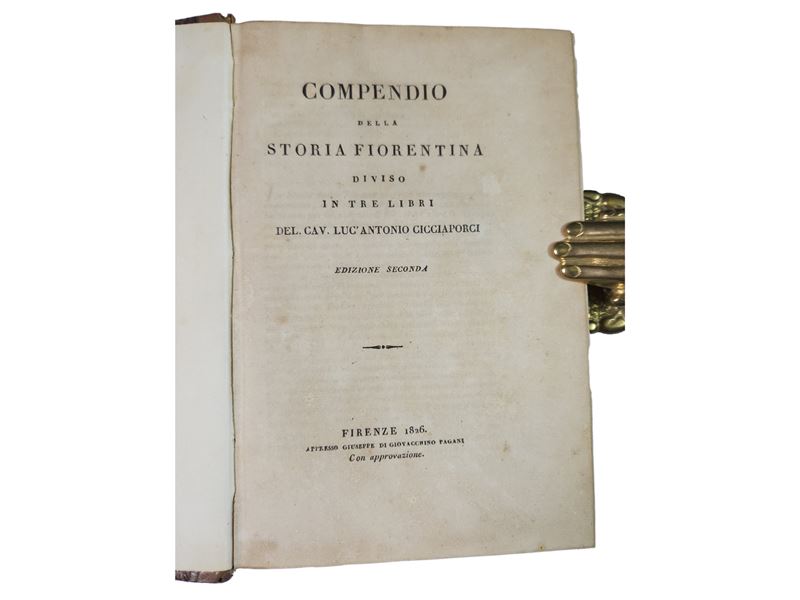 Antonio Cicciaporci - Compendio della Storia Fiorentina
