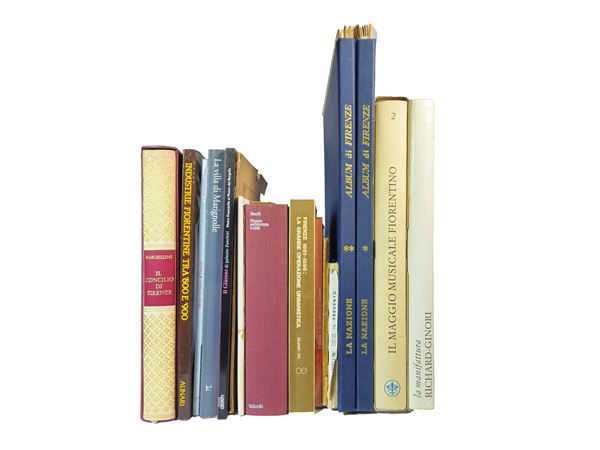 Miscellanea of books on Florence