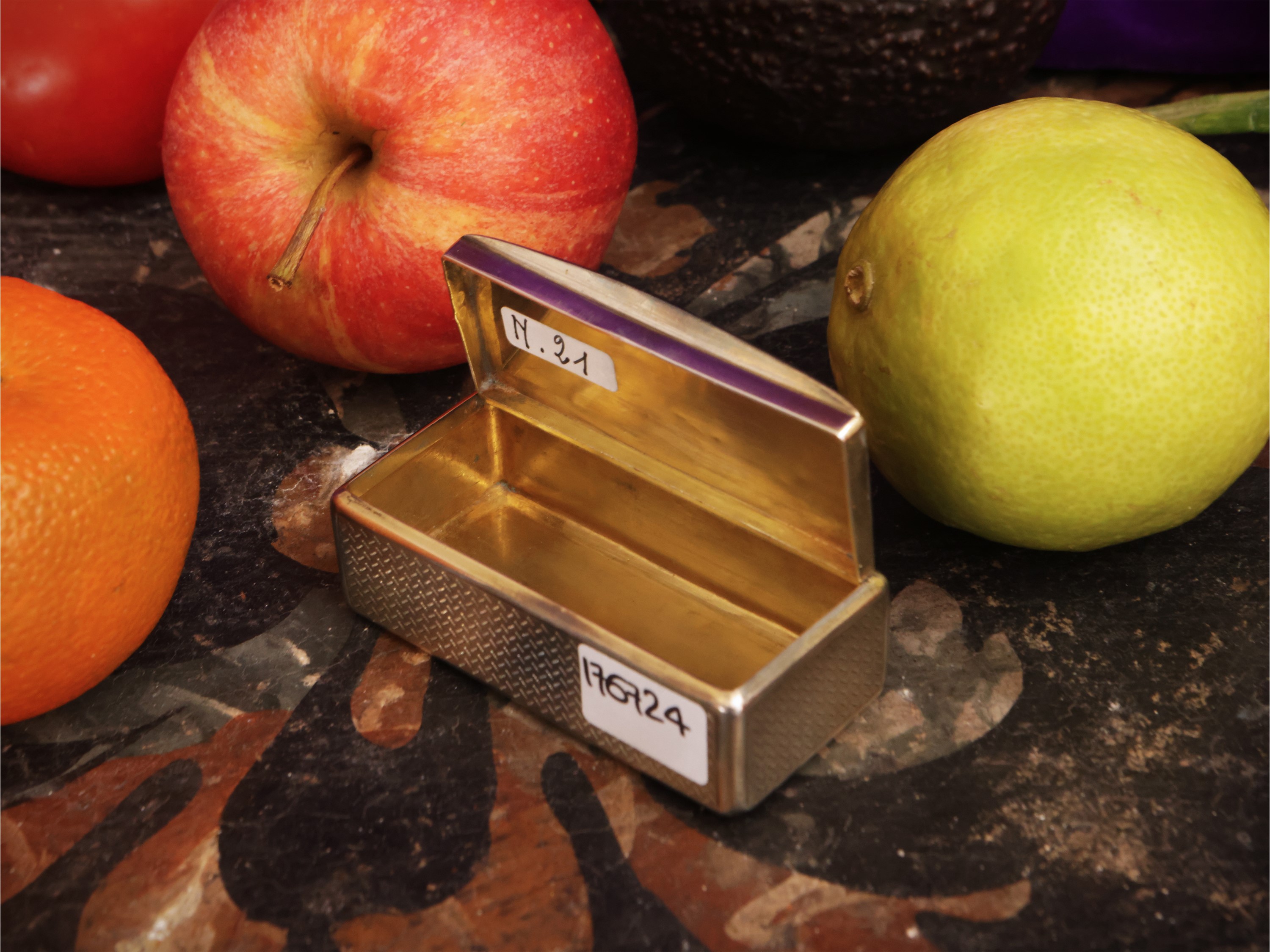 Tabacchiera in argento