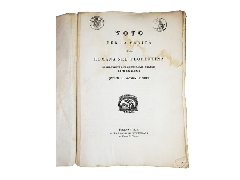 Voto per la verità nella Romana seu Florentina primogeniturae Cardinalis Aloysii de Torrigianis