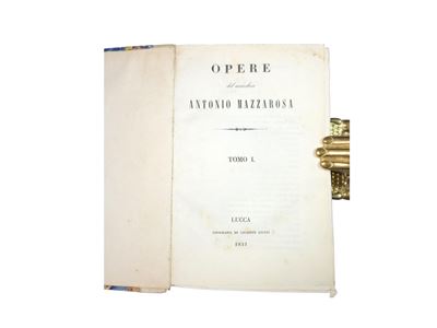 Opere del Marchese Antonio Mazzarosa