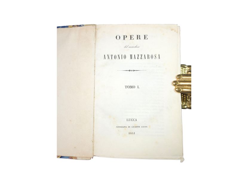 Opere del Marchese Antonio Mazzarosa