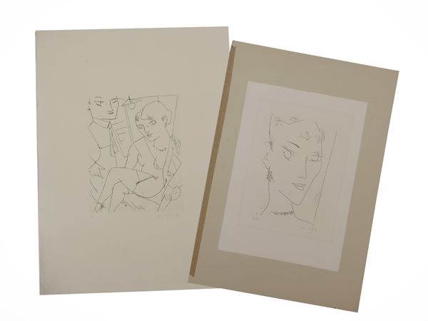 Alberto Manfredi - Due incisioni