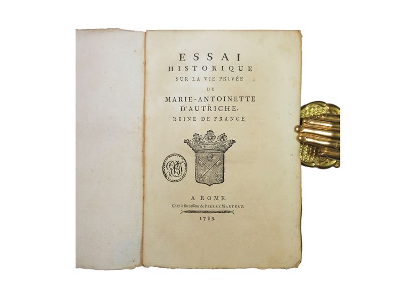 Jacques-pierre Brissot De Warville - Essai Historique Sur la Vie Privée De Marie-antoinette D'aut...