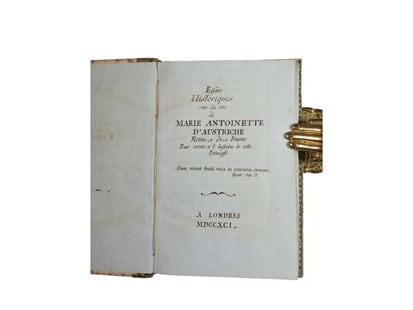 Essai historique sur la vie privée de Marie Antoinette d'Autriche