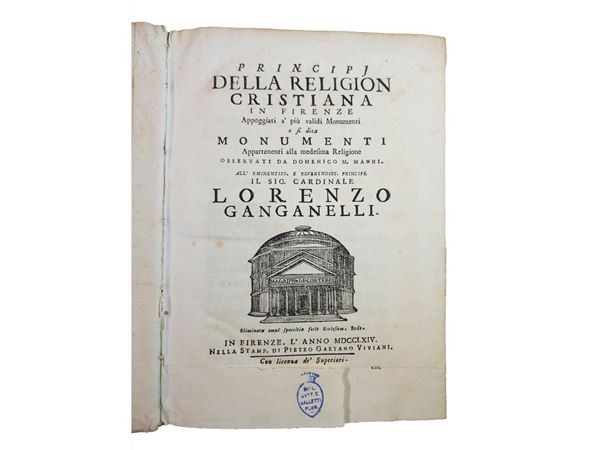 Domenico Maria Manni - Principj della religion cristiana in Firenze