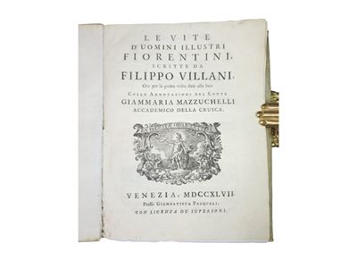 Le Vite D' Uomini Illustri Fiorentini, Scritte da Filippo Villani
