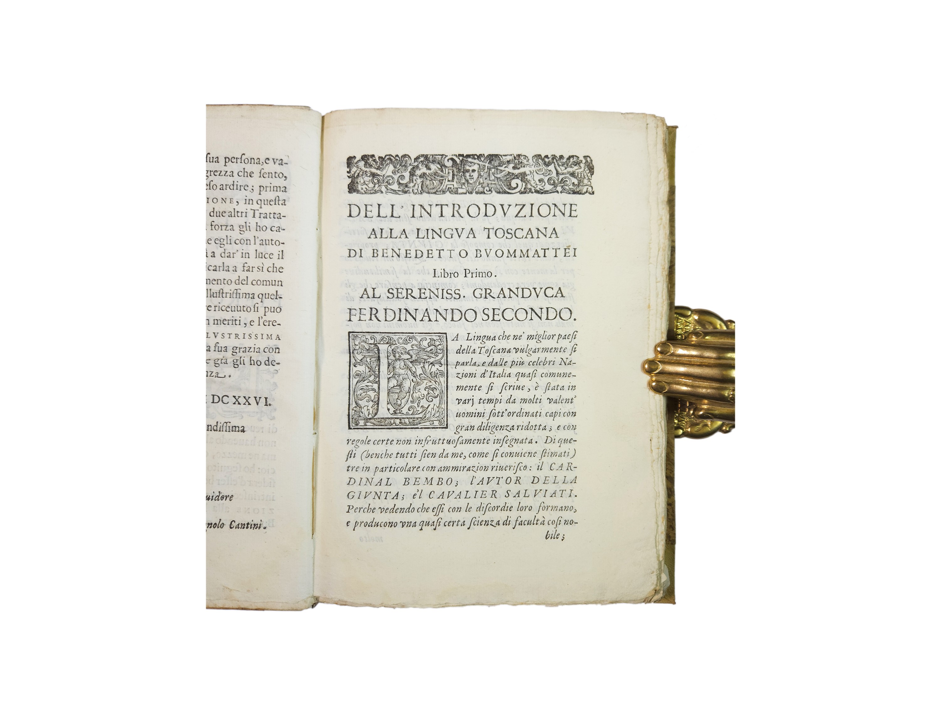 Benedetto Buonmattei - Introduzione alla Lingua Toscana del Signor Benedetto Buommatei