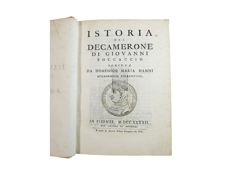Istoria del Decamerone di Giovanni Boccaccio Scritta da Domenico Maria Manni Accademico Fiorentin...