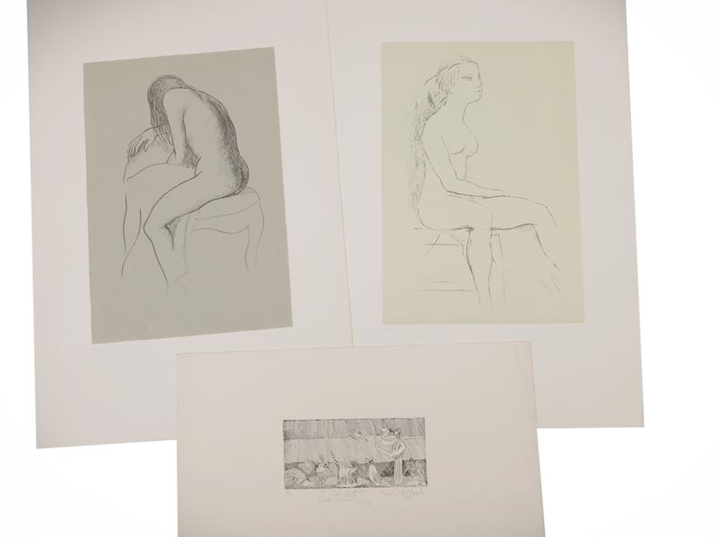 Lotto di grafica: Silvio Loffredo, Ugo Capocchini e altri autori