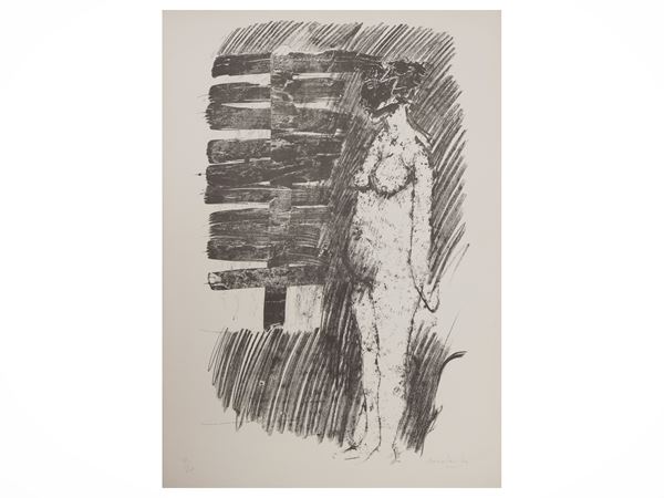Carlo Mattioli - Nudo mascherato