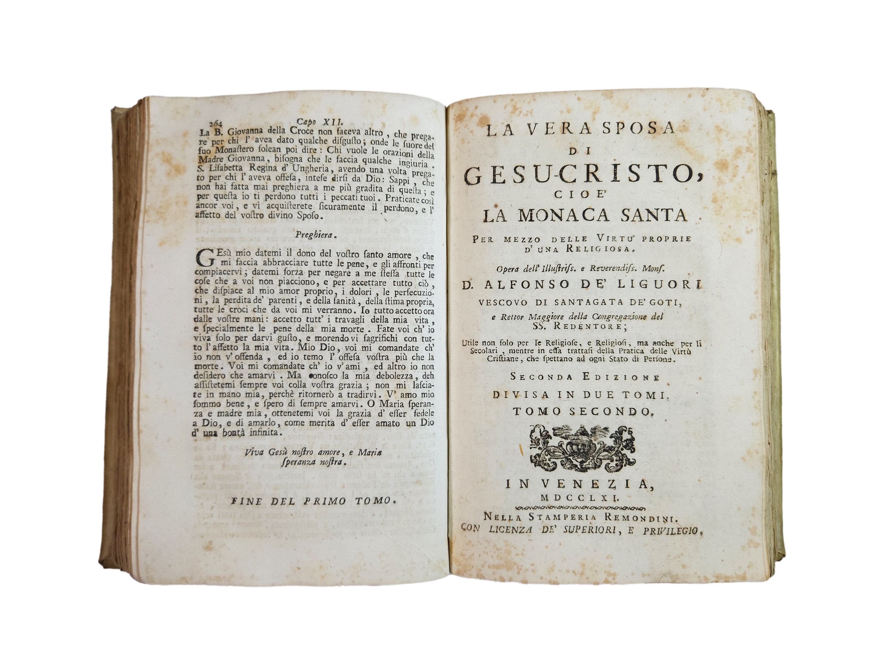 Alfonso Maria De' Liguori - La Vera Sposa di Gesu-cristo Cioè la Monaca Santa