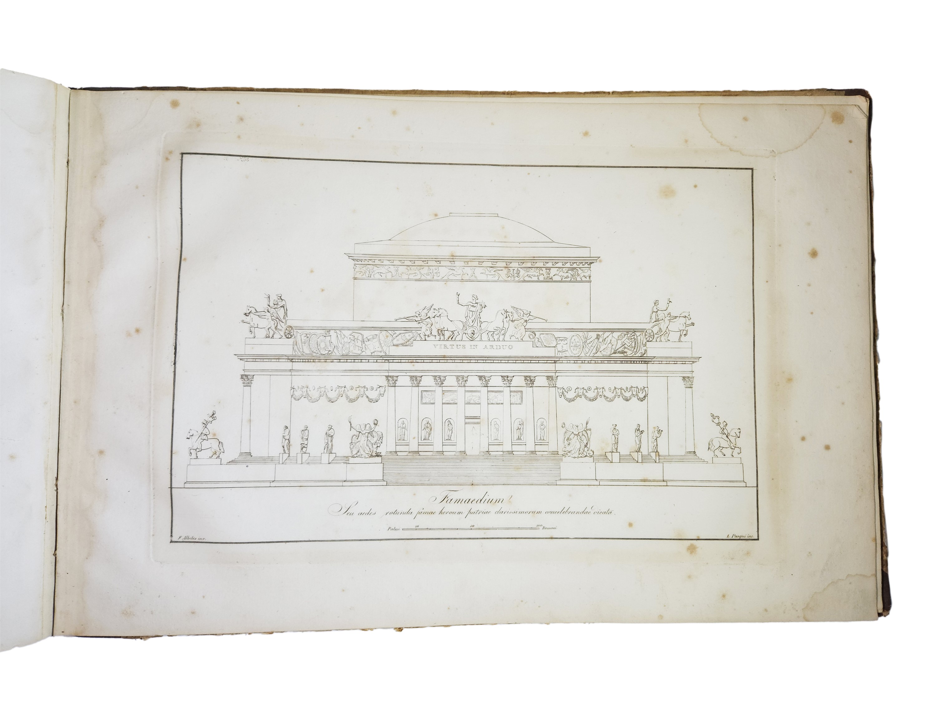 Raccolta di X Progetti Architettonici Inventati da Alcuni Membri Dell'accademia Detta della Pace