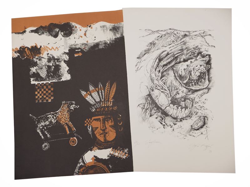 Lotto di grafica: Lorenzo Tornabuoni, Goghi Faggioni, Giovanni Michelucci e Marie Kelly