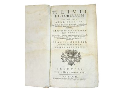 T. Livii Historiarum Libri, Qui Extant, a j.b.L. Crevier