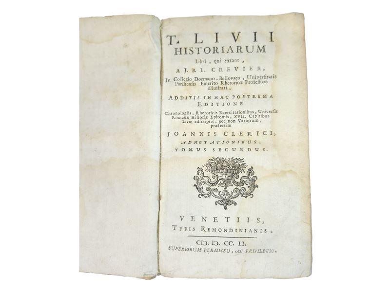 Titus Livius - T. Livii Historiarum Libri, Qui Extant, a j.b.L. Crevier