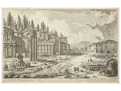 Veduta del Sito, Ov'era L'antico Foro Romano