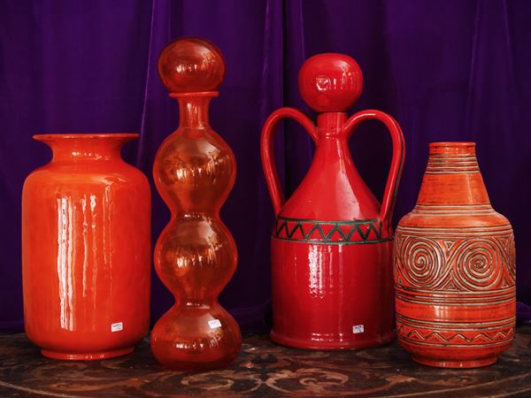 Four seventies vases
