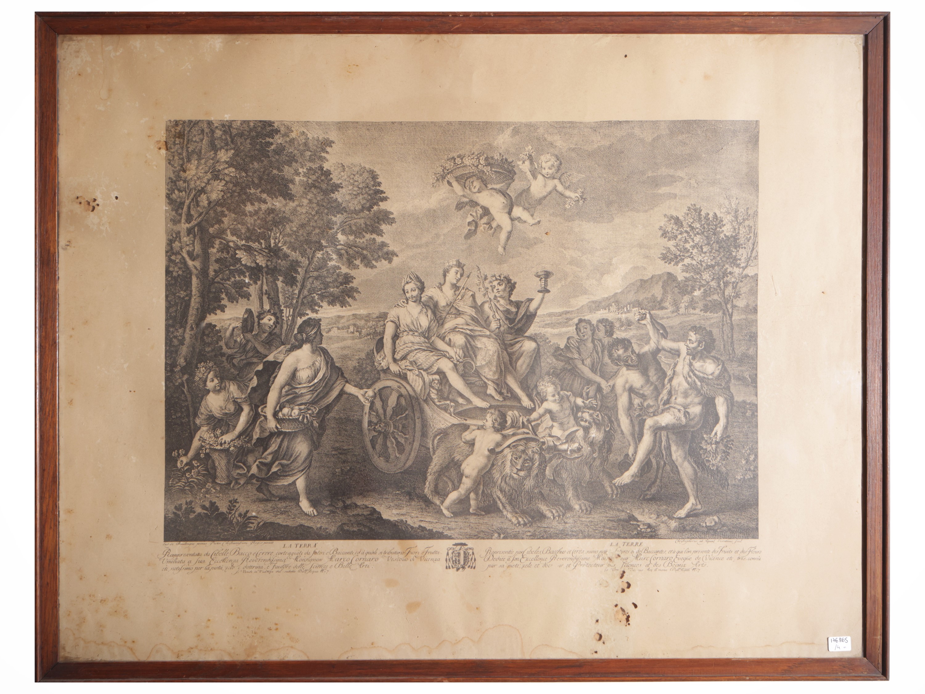 Cristoforo dall'Acqua, I quattro elementi - serie di riproduzioni postume