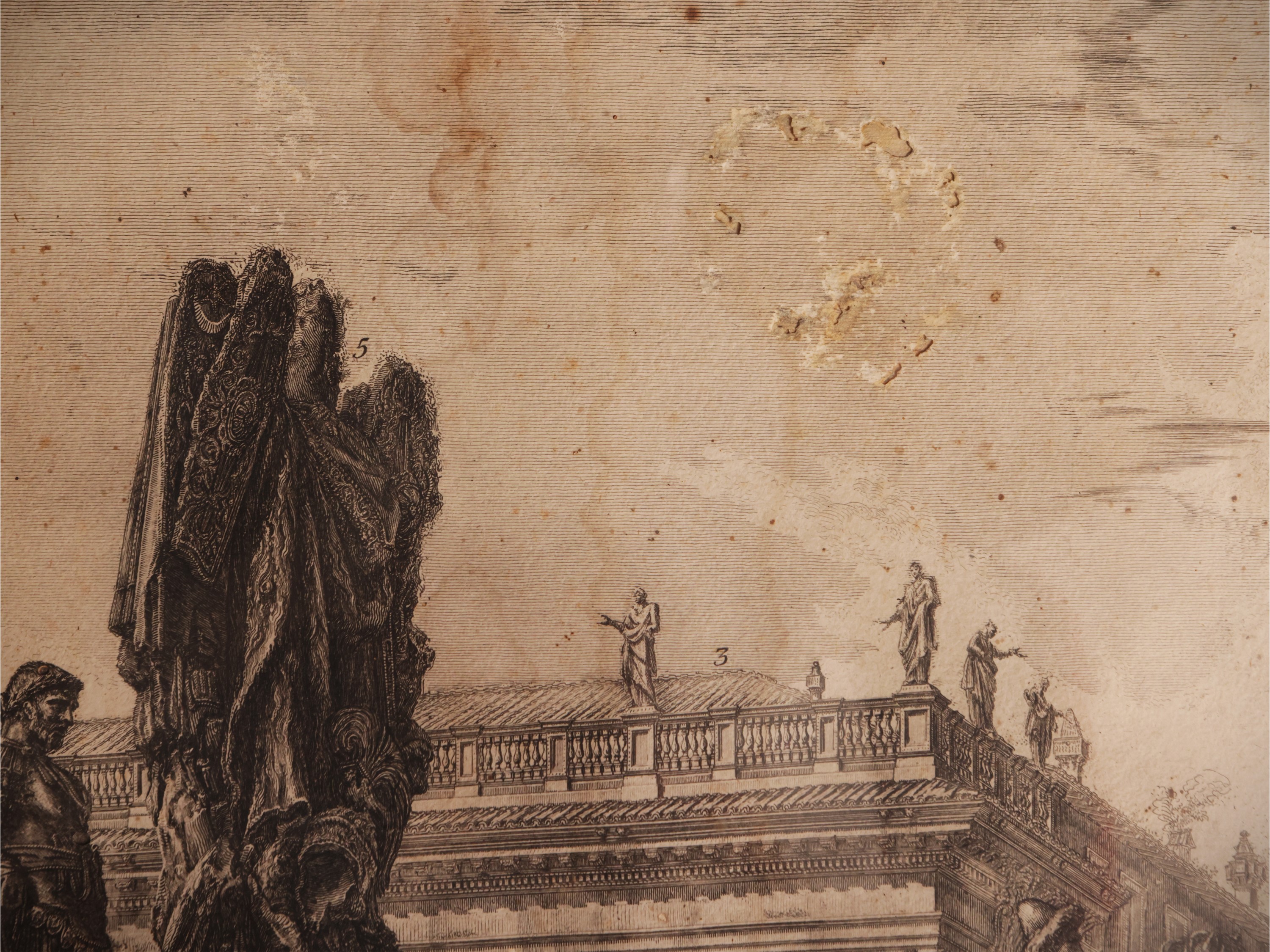 Francesco Piranesi - Veduta del Campidoglio di Fianco