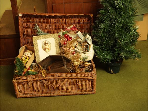 Lot of Christmas decorations