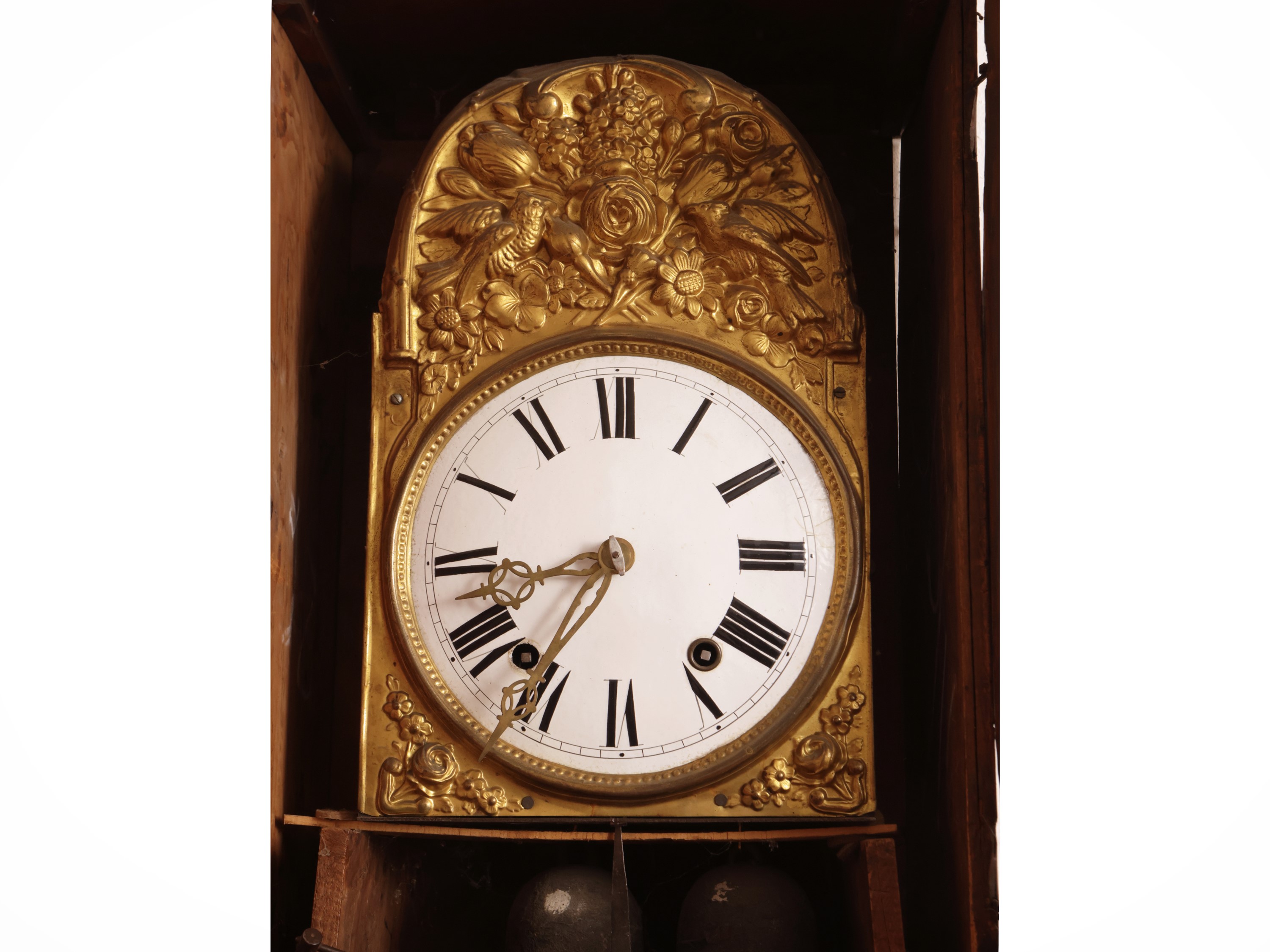 Orologio a torre, legno tenero, XIX secolo