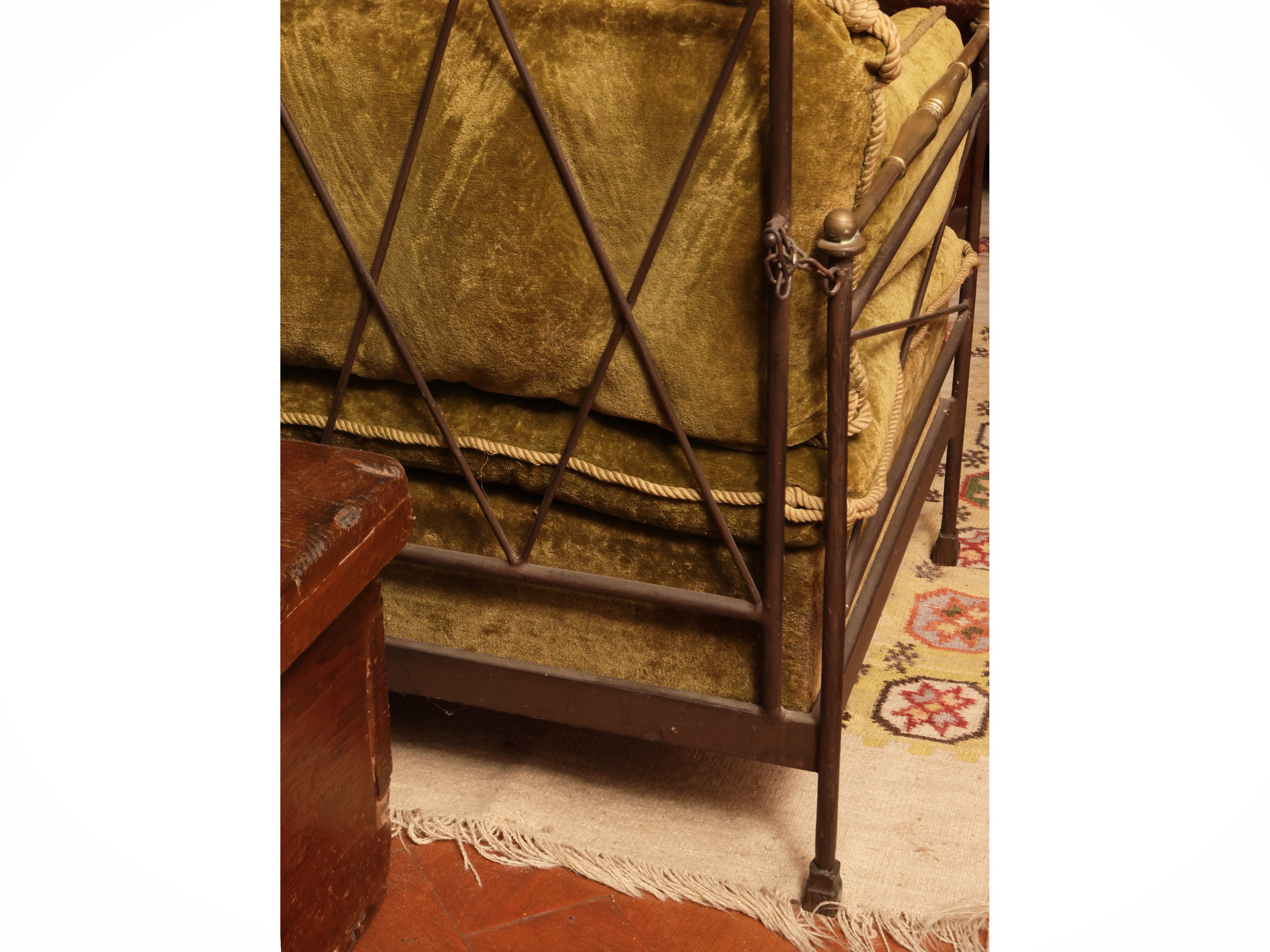 Divano lit de jour in ferro battuto