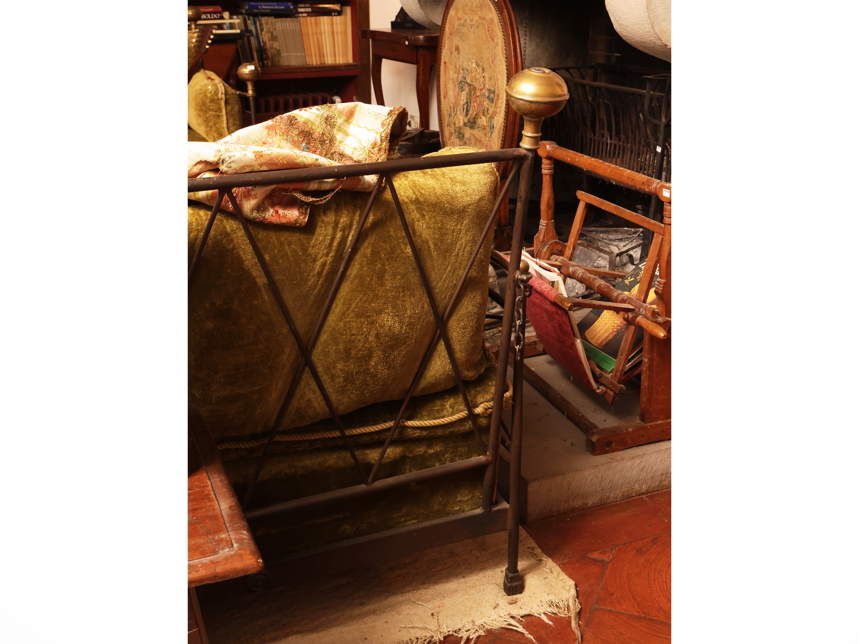 Divano lit de jour in ferro battuto