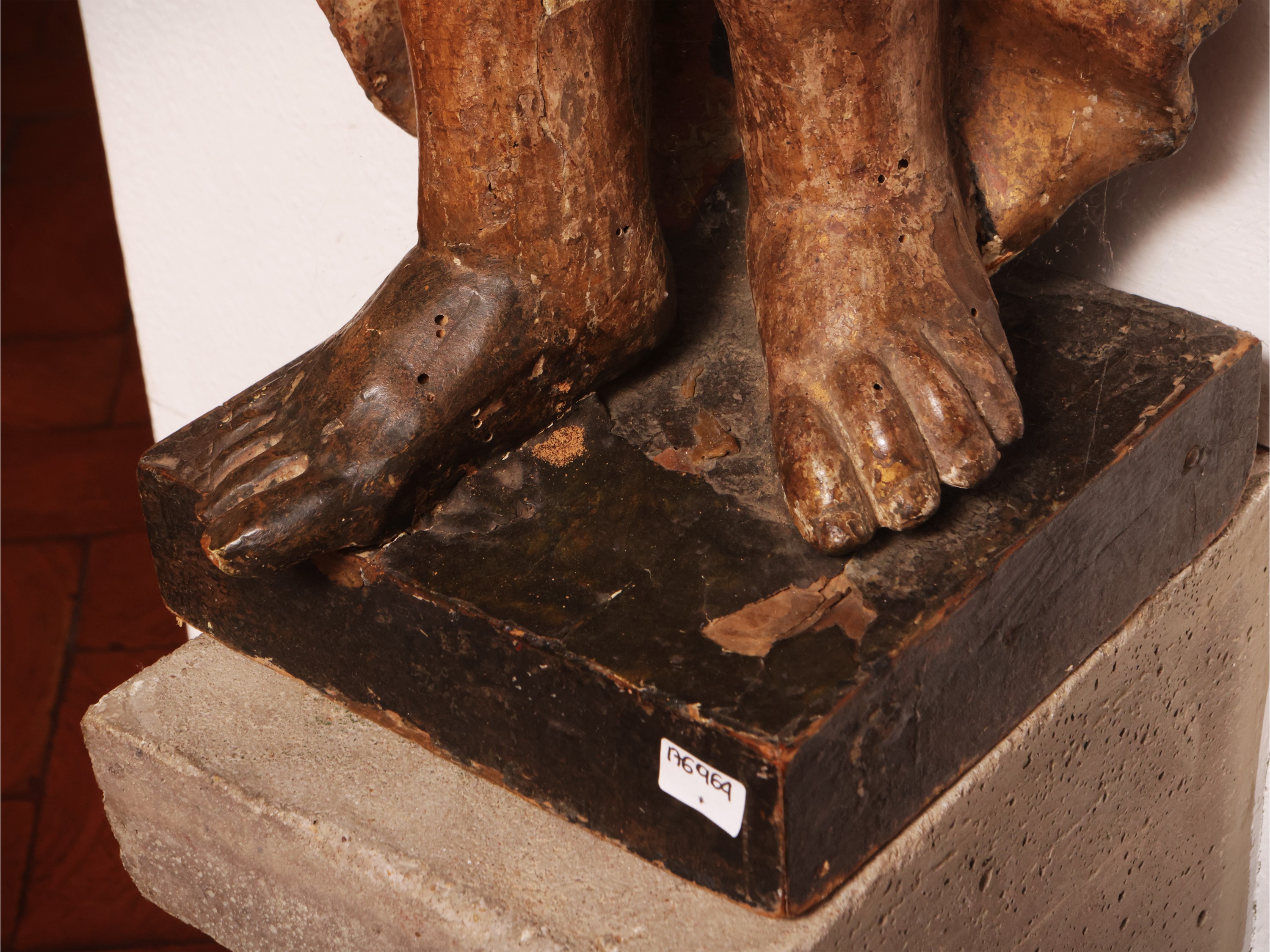 Scultura lignea portacero