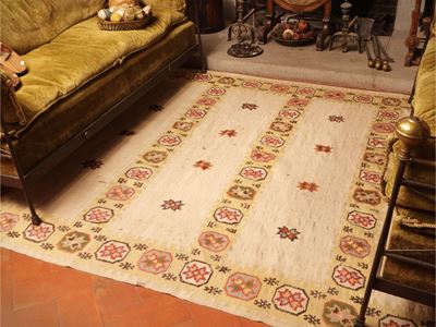 Tappeto Kilim, manifattura tradizionale, cm 280x200